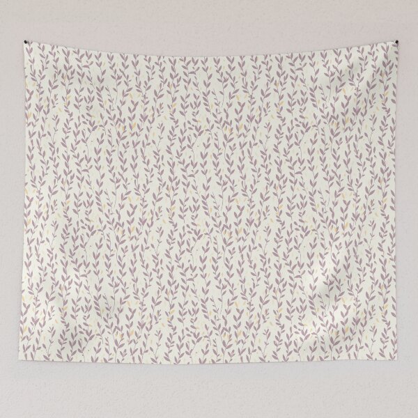 Item preview, lavender illustration pattern designed and sold by Clara Designs.