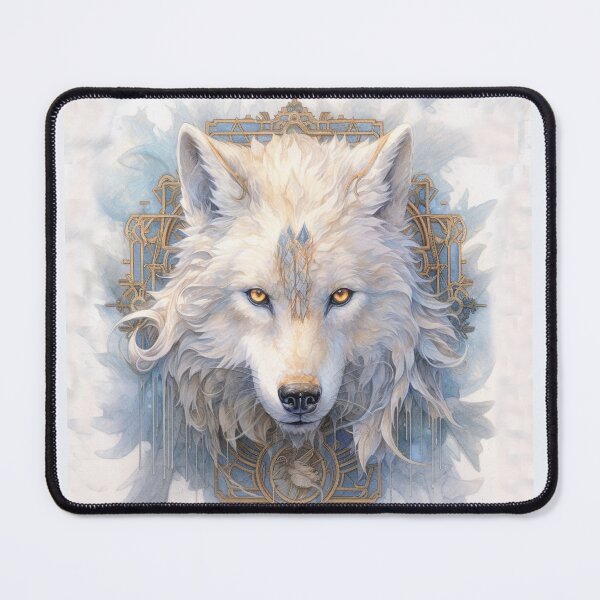 Item preview, The Wolf King, fantasy art designed and sold by LoneAngel.