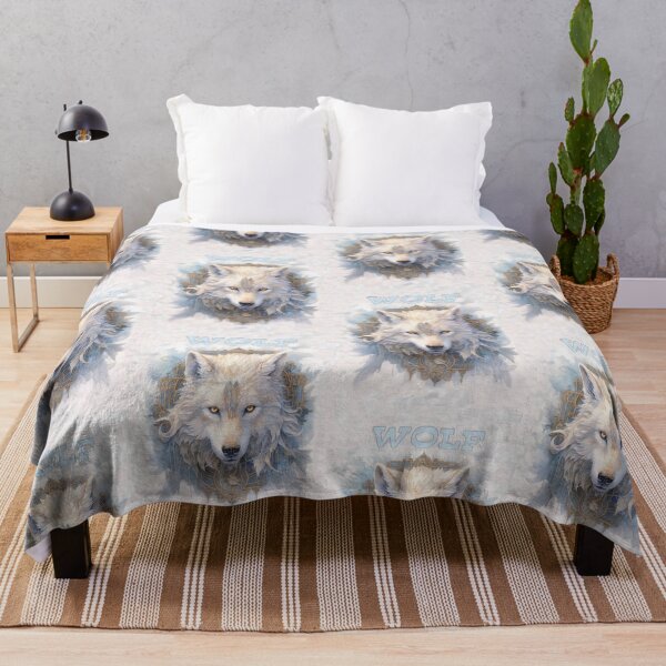 Item preview, The Wolf King, fantasy art designed and sold by LoneAngel.