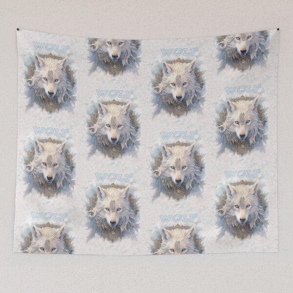 Item preview, The Wolf King, fantasy art designed and sold by LoneAngel.