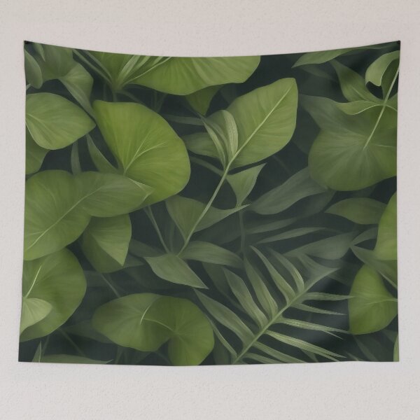 Item preview, Green Botanical Floral Pattern designed and sold by RossWilson12.