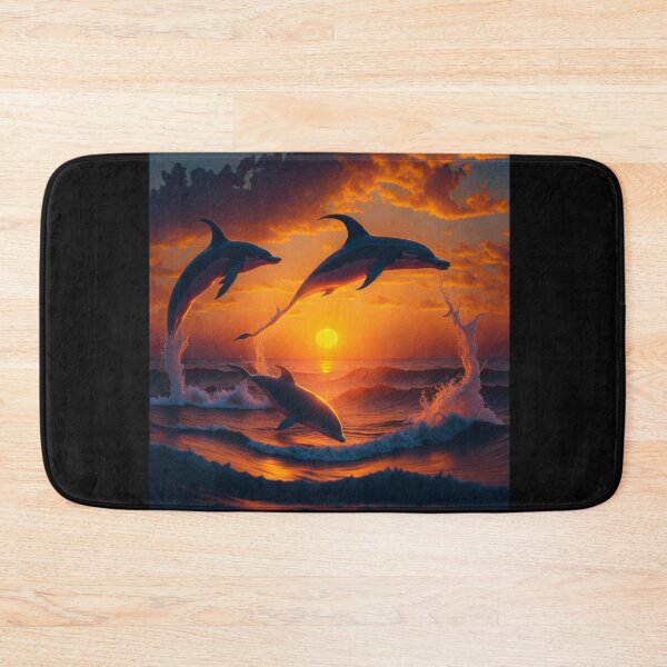 Item preview, Sunset Dancing Dolphins  designed and sold by Shiwwa.