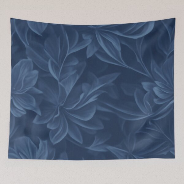 Item preview, Blue Botanical Floral Pattern designed and sold by RossWilson12.