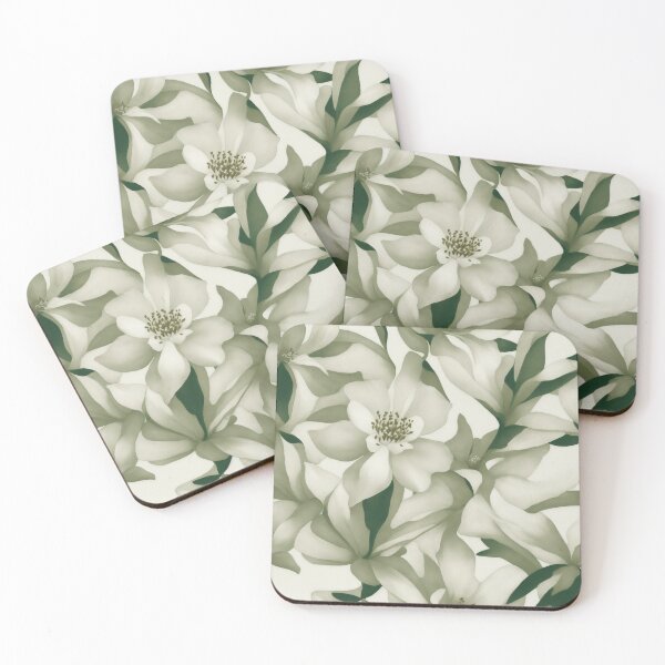 Item preview, Green Botanical Floral Pattern designed and sold by RossWilson12.