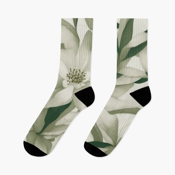 Item preview, Green Botanical Floral Pattern designed and sold by RossWilson12.