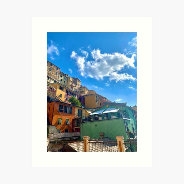 Item preview, The houses of Cinque Terre designed and sold by fieldfairy25.