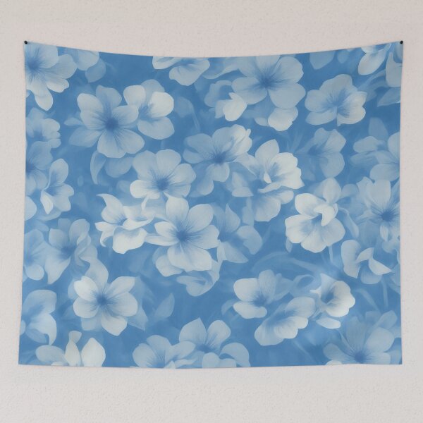 Item preview, Blue Botanical Floral Pattern designed and sold by RossWilson12.