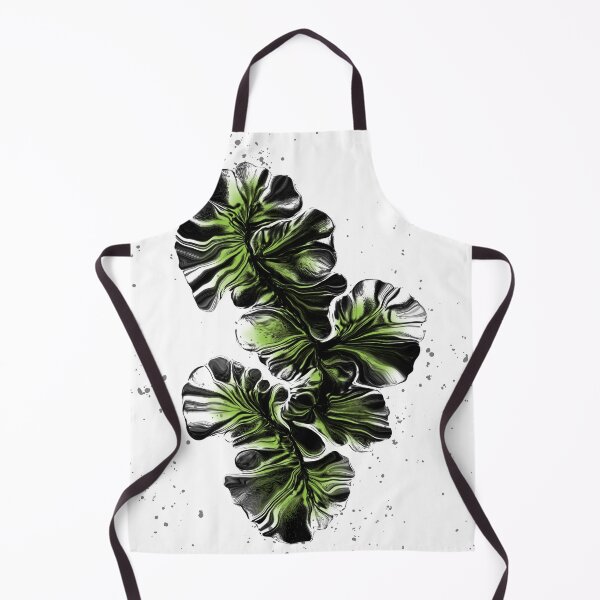 Item preview, Fantasy Flowers digital artwork in Lime Green, Black, and White designed and sold by LAEC-Shop.