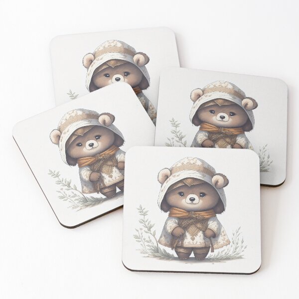 Item preview, A Little Bear In Indian Style Costume designed and sold by bubblegarden.