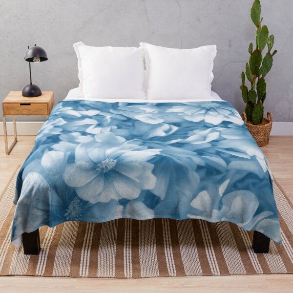 Item preview, Blue Botanical Floral Pattern designed and sold by RossWilson12.