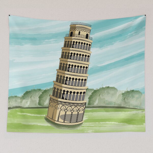 Item preview, Leaning Tower Of Pisa designed and sold by Ayesha Saleem.