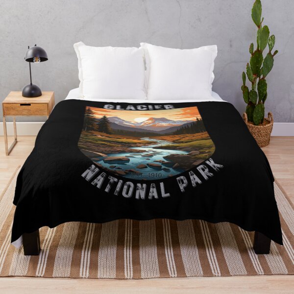 Item preview, Glacier National Park Montana Peak Art Deco designed and sold by Doctrine-Design.