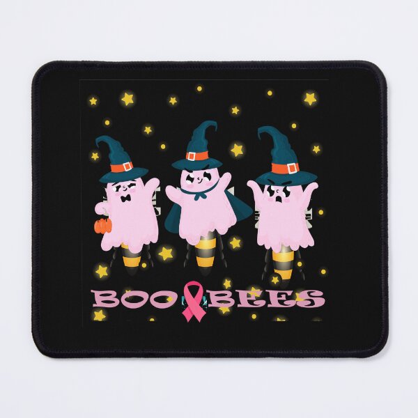Item preview, Halloween Boo Bees Pink Ribbon Breast Cancer Awareness Month designed and sold by HananDesign13.