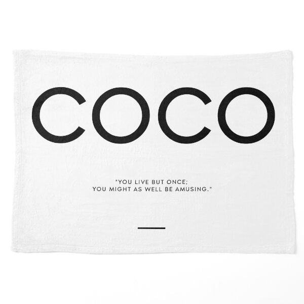 coco chanel irreplaceable quote Pet Blanket for Sale by THEARTOFQUOTES
