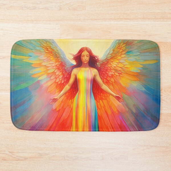 Item preview, Rainbow dream Angel designed and sold by Red Witch Art.