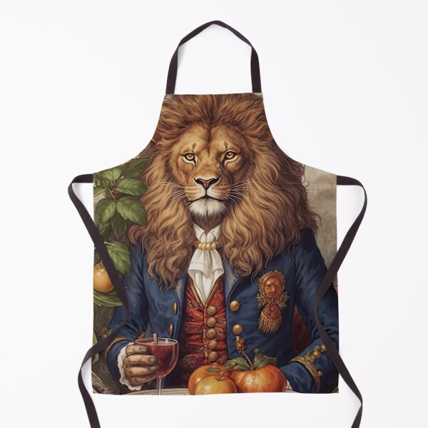 Item preview, Lion holding a glass of wine designed and sold by abmkf.