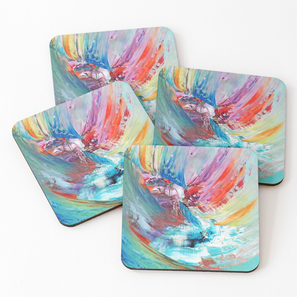 Aperçu de l'œuvre Dessous de verre (lot de 4) créée et vendue par ElioraBousquet.