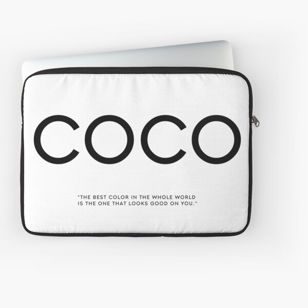 Classy and Fabulous Coco Chanel Inspired Laptop Sleeve for Sale by  ricknosis