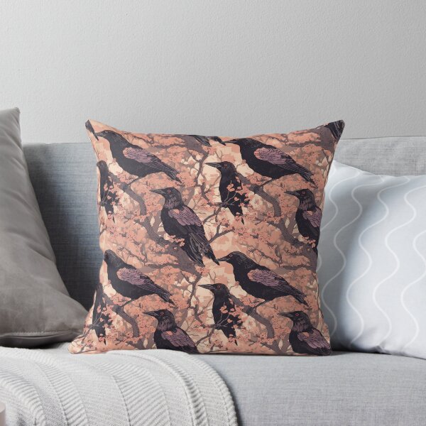 Item preview, Crows and Sakura / Cherry Blossoms designed and sold by Rottopics.