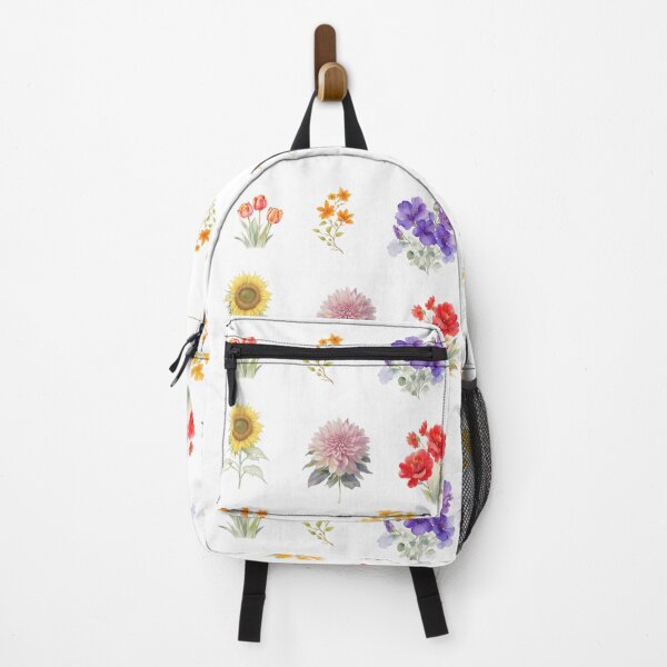 Item preview, different flowers set - watercolour painting designed and sold by Cuddleblossom.