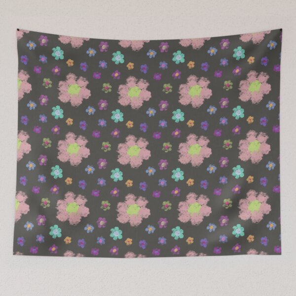 Item preview, Flowers soft colours chalky design designed and sold by GeoffBeattie.