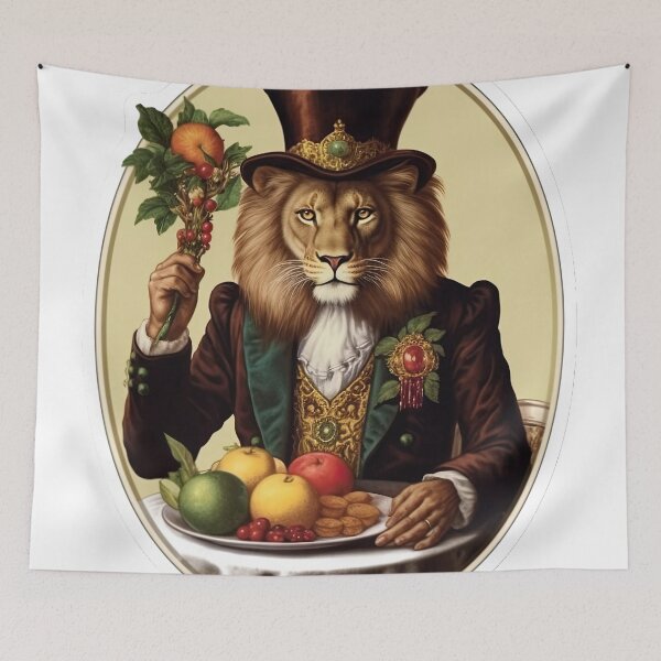 Item preview, Lion in top hat designed and sold by abmkf.