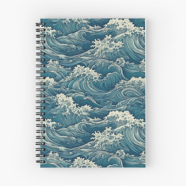 Item preview, Ocean Waves Vintage Rustic Hawaii Beach Waves Gift For Dad Mom Blue designed and sold by Artdashian.