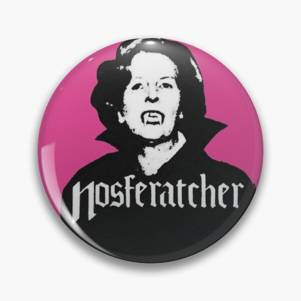 Item preview, Nosferatcher 1980s anti-Thatcher design designed and sold by Hot-To-Trot.