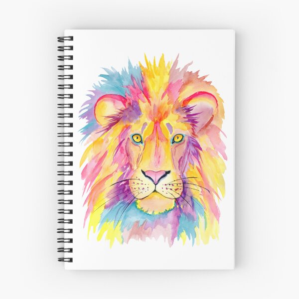 Item preview, color lion painting work designed and sold by Lnklunekk.