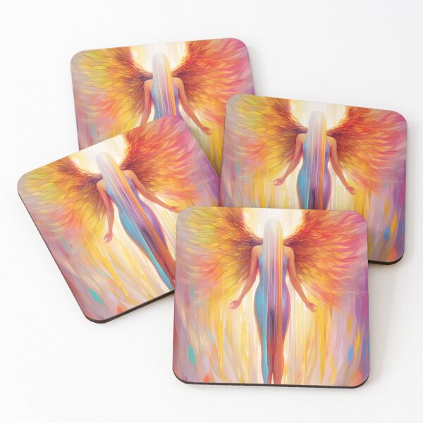 Item preview, Rainbow dream Angel 1 designed and sold by Red Witch Art.