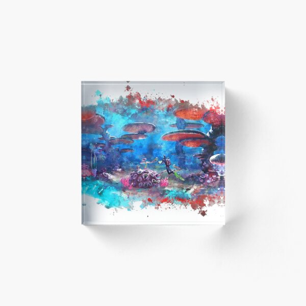 Subnautica Acrylic Block