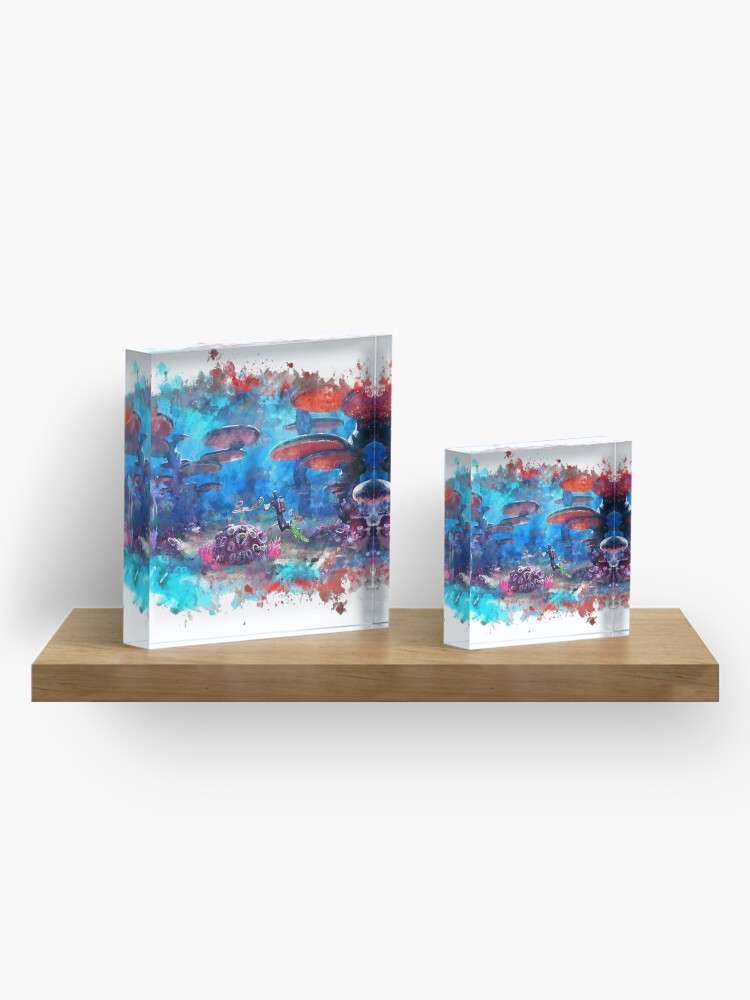 Alternate view of Subnautica Acrylic Block