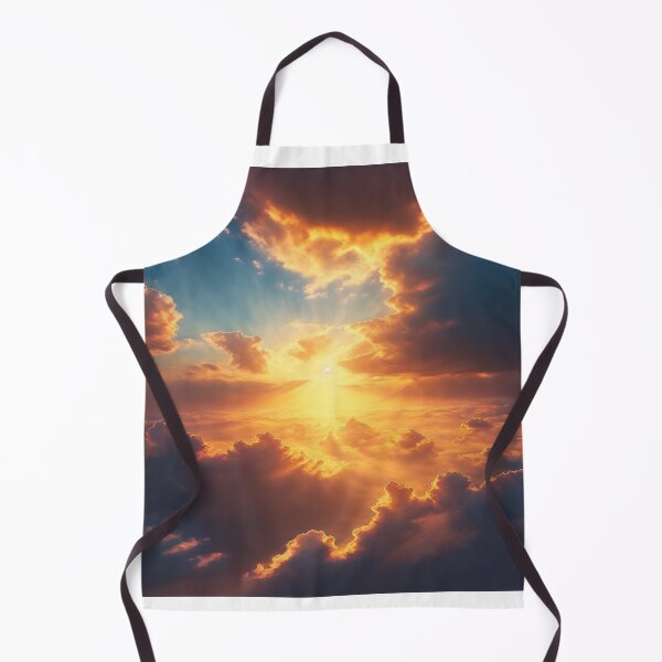 Item preview, An Enchanting Sky Scene With A Golden Sunrise Illuminating The Sky, Ai Generated Art designed and sold by AiGens.