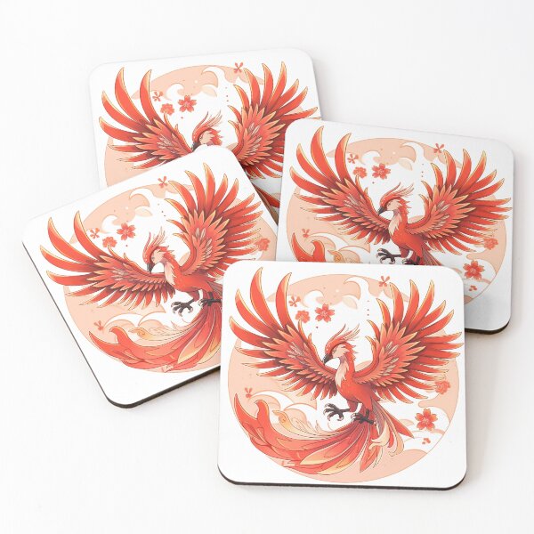 Item preview, Mystical Phoenix - Rise from the Ashes with Grace and Power designed and sold by PaintbrushPlace.