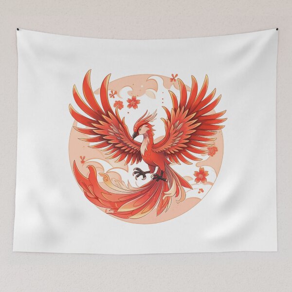 Item preview, Mystical Phoenix - Rise from the Ashes with Grace and Power designed and sold by PaintbrushPlace.