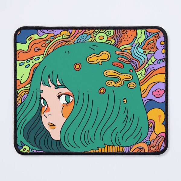 Item preview, Trippy weird girl #3 psychedelic illustration designed and sold by wemuco.