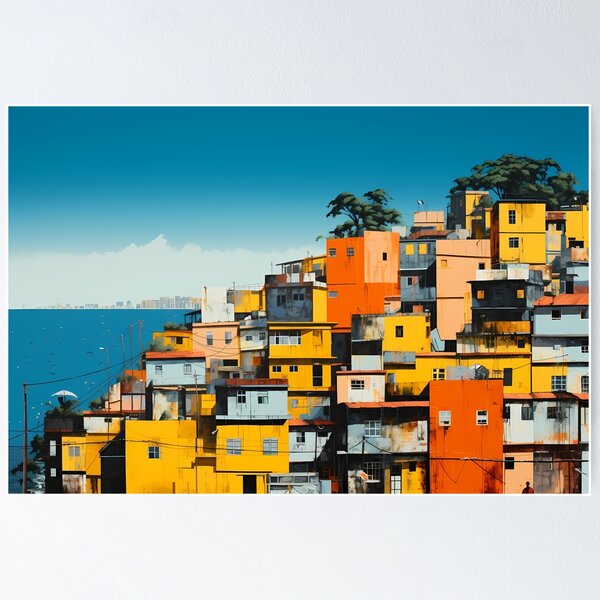 Item preview, Brazil countryscape wall art designed and sold by jboonsart.