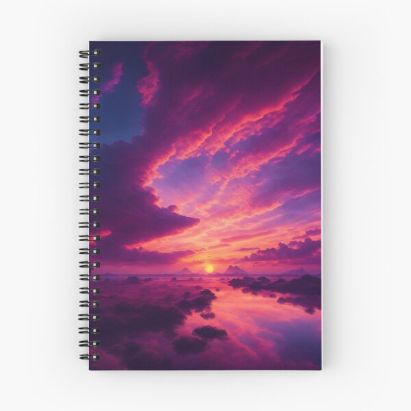Item preview,  An Immersive Sky Tableau With A Golden Sunrise Casting A Serene And Tranquil Ambiance, Ai Generated Art designed and sold by AiGens.