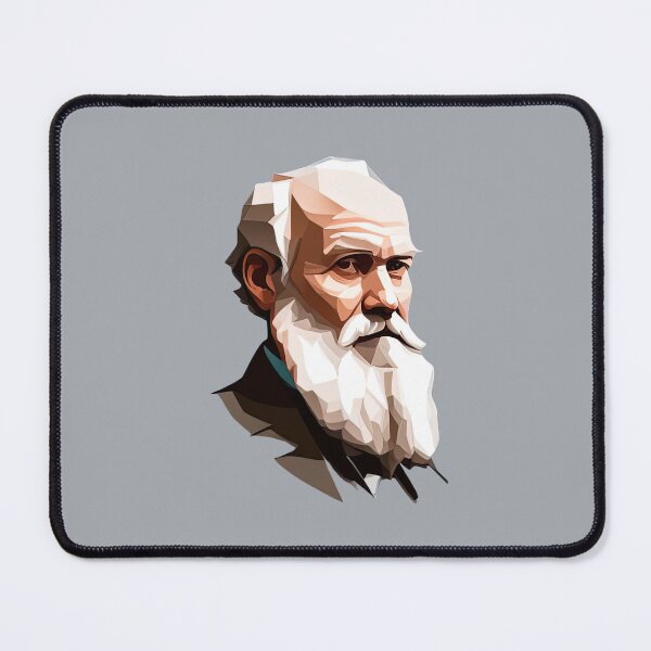 Item preview, Charles Darwin (Gray BG) designed and sold by PolygonXYZ.