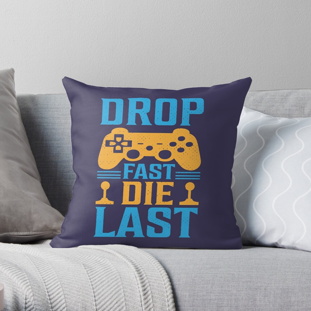 Drop Fast Die Last - Gamepad Kids T-Shirt by LV-creator