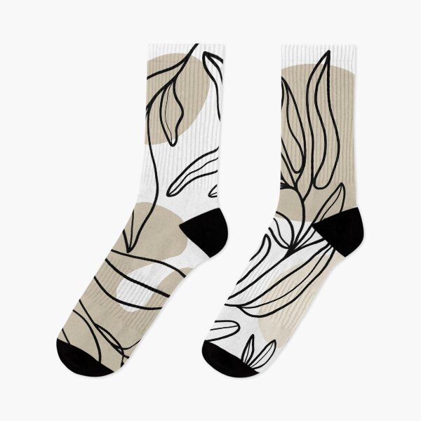 Item preview, Gum leaves in neutrals designed and sold by Kattscreative.