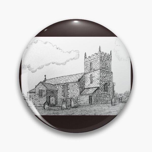 Item preview, 316 - ST. MARY'S CHURCH, HORTON, BLYTH - DAVE EDWARDS - INK - 2023 designed and sold by BLYTHART.