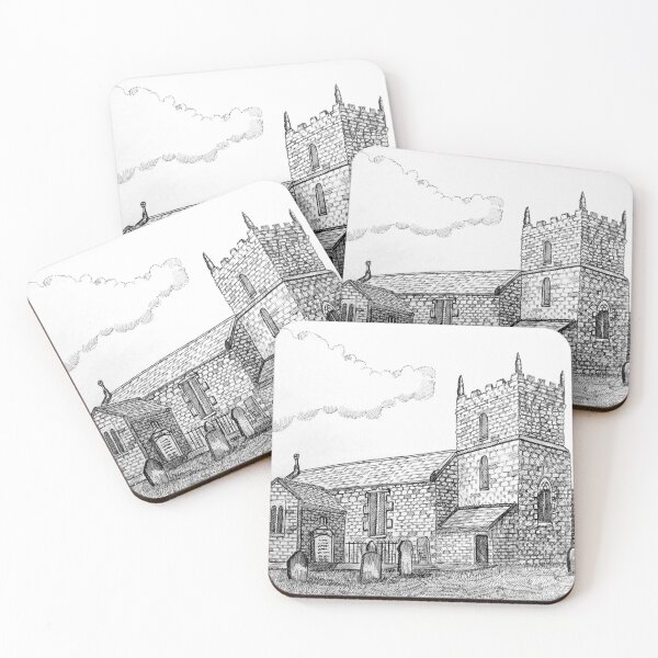 Item preview, 316 - ST. MARY'S CHURCH, HORTON, BLYTH - DAVE EDWARDS - INK - 2023 designed and sold by BLYTHART.