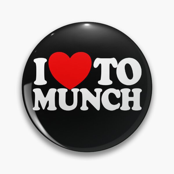 Item preview, I Love To Munch Red Heart Adult Humor I Love To Munch Gear designed and sold by DynamicDesign.