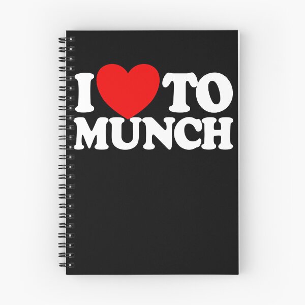Item preview, I Love To Munch Red Heart Adult Humor I Love To Munch Gear designed and sold by DynamicDesign.