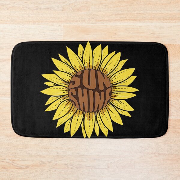 Item preview, Sunflower Sunshine Art On Black Bacground designed and sold by Ayesha Saleem.