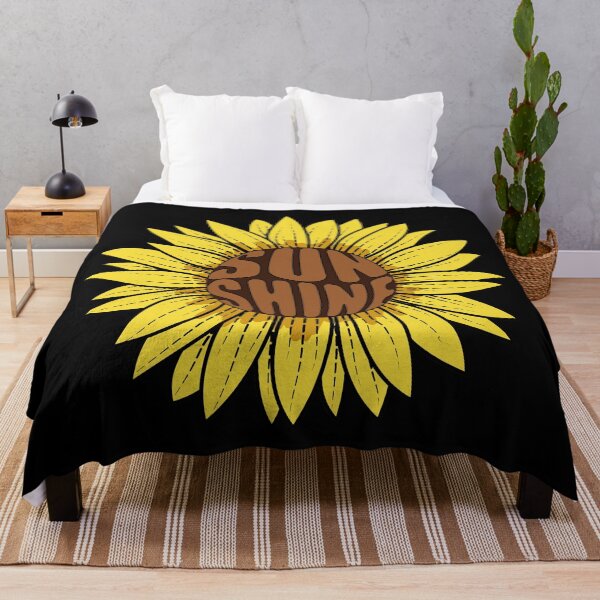 Item preview, Sunflower Sunshine Art On Black Bacground designed and sold by Ayesha Saleem.