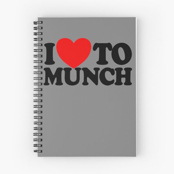 Item preview, I Love To Munch Red Heart Adult Humor I Love To Munch Gear designed and sold by DynamicDesign.