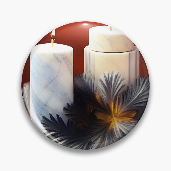 Item preview, Christmas Candles with White Marble  designed and sold by Dana Roper.