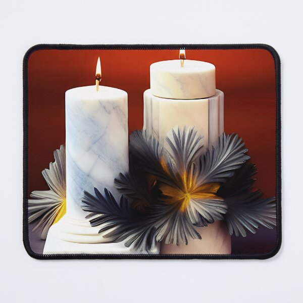 Item preview, Christmas Candles with White Marble  designed and sold by Dana Roper.